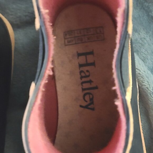 Girl's HATLEY rain ankle boots rubber waterproof Size 13 - Picture 4 of 8